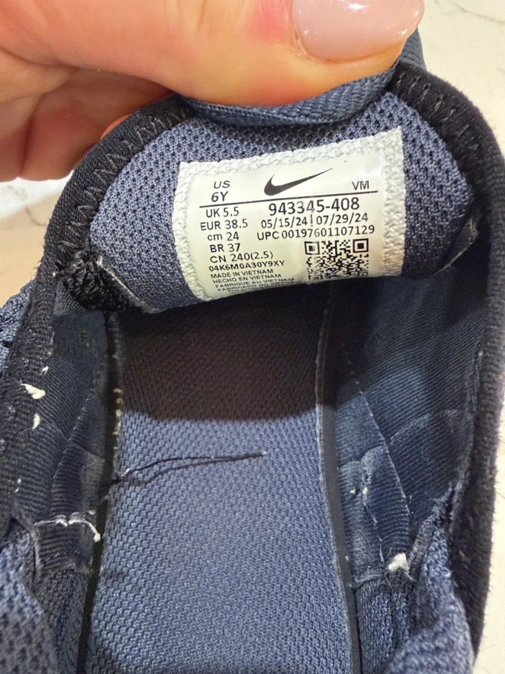 Nike kid’s Air Max Sneakers - Dark Navy
